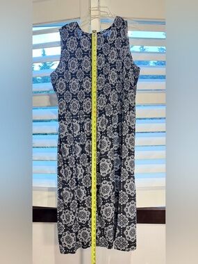 Croft & barrow Black and White Smocked Dress